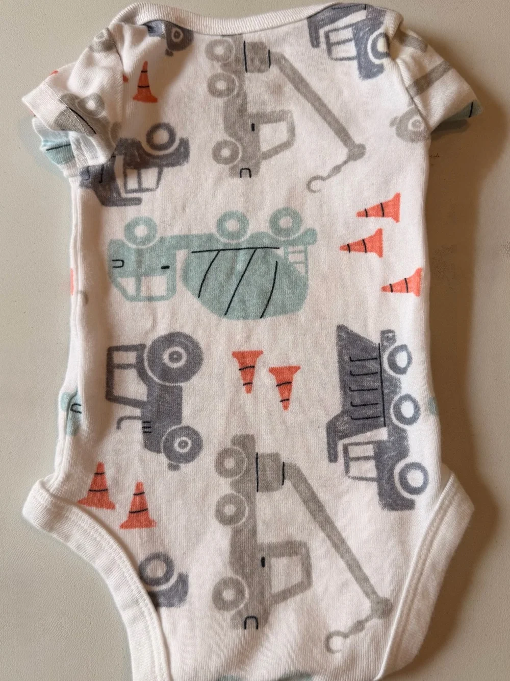Carter's Child of Mine Newborn Boy Construction Outfit Set
